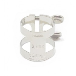 Abrazadera HB BONADE Invertida plateada - Saxofón Soprano