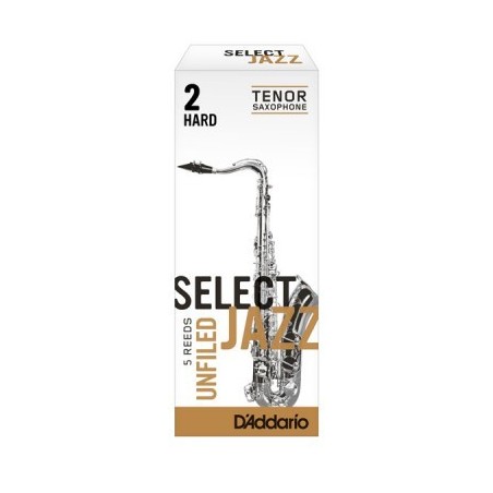 Caja 5 cañas D'ADDARIO Select Jazz Unfiled para Saxofón Tenor