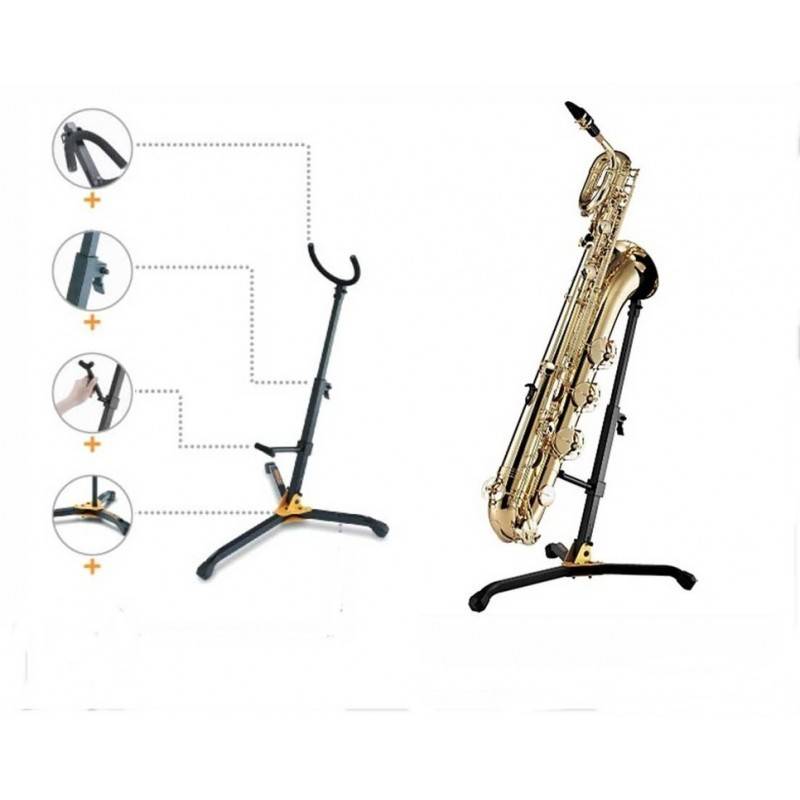 Soporte saxo barítono Hércules DS535B Hércules