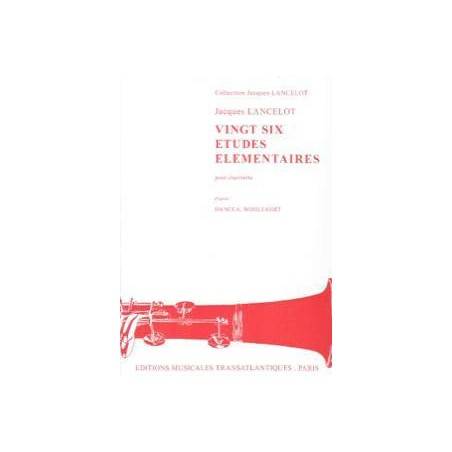 Vingt-Six Etudes Elementaires Pour Clari 