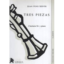 Tres Piezas Clarinete y Piano
