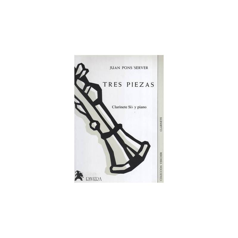 Tres Piezas Para Clarinete y Piano 