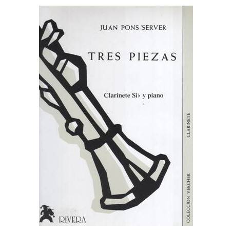 Tres Piezas Para Clarinete y Piano 