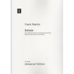Ballade pour Saxophone et Orchestre/ Reduction piano