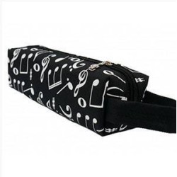 Estuche Rectangular Notas Musicales 