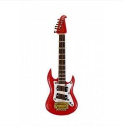 Imán Guitarra Eléctrica Roja