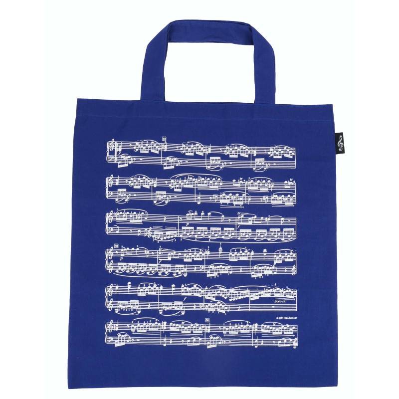 Bolsa Partitura Azul Doble Asa 