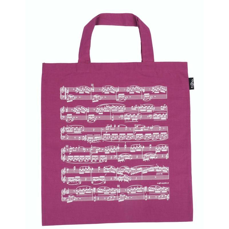 Bolsa Partitura Morada Doble Asa 