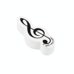Goma Clave de Sol Blanca 5cm
