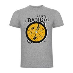 Camiseta Arroz a Banda Unisex Talla S