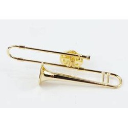 Pin Trombón Dorado