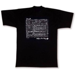 Camiseta Mozart Negra S