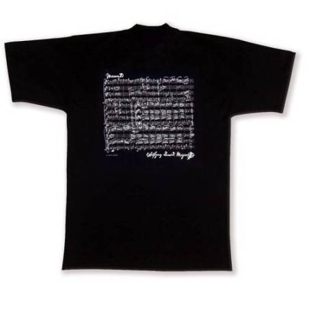 Camiseta Mozart Negra S 