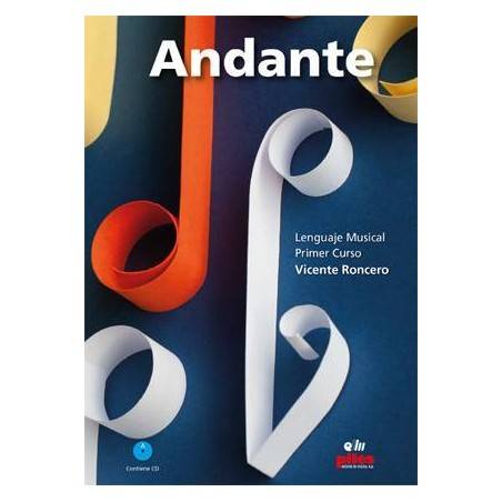 Andante. 1. Primer Curso + CD Nueva Ed. 