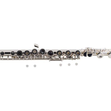 Flauta travesera Amadeus Plateada FL805SO