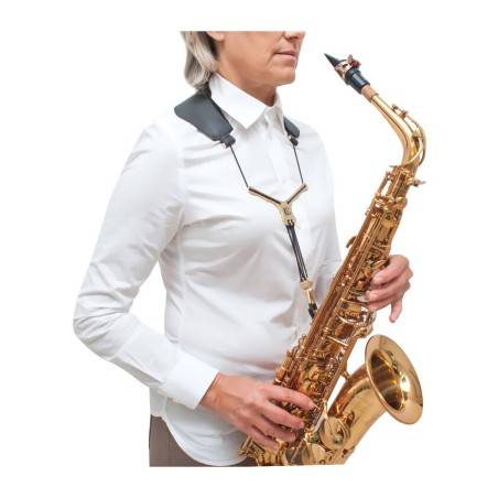 Collar - correa BG saxo Yoke Zen S - 70YMSH negro BG