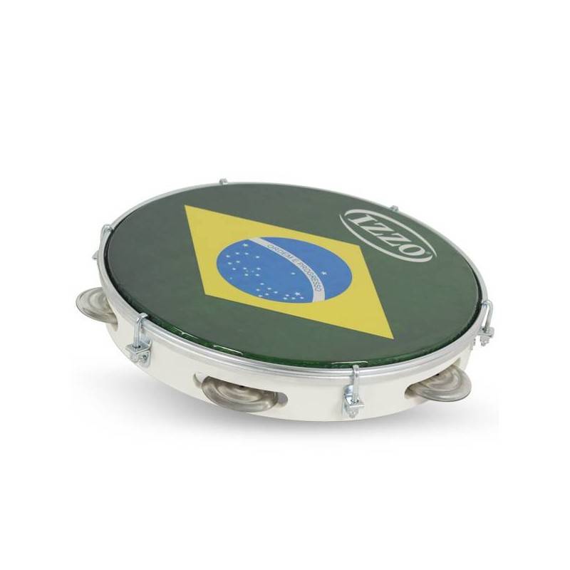 Pandeiro 10" Abs P/Brasil Izzo Ref. Iz3438