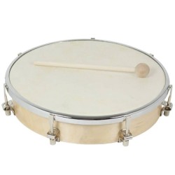 Pandero Madera 25Cm Piel Ref. 01614