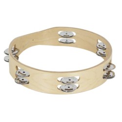 Pandereta Doble 22 Cm S/Parche Ref. 01425