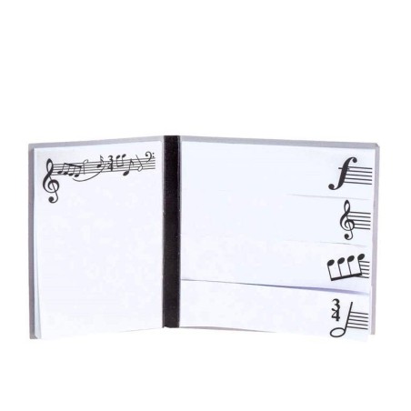 Post-it etiquetas adhesivas notas musicales
