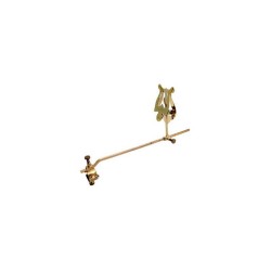 Atril trombón ajustable con argolla abierta