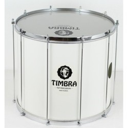 Surdo 18"X40 Cm Blanco Timbra 10-Div. Ti8267 Cromo