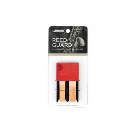 Portacañas D'addario Clarinete & Saxofón Reed Guard - Rojo