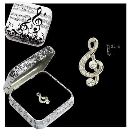 Pin clave piedras blancas música