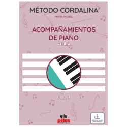 Método Cordalina Viola - acompañamiento de piano Vol.3
