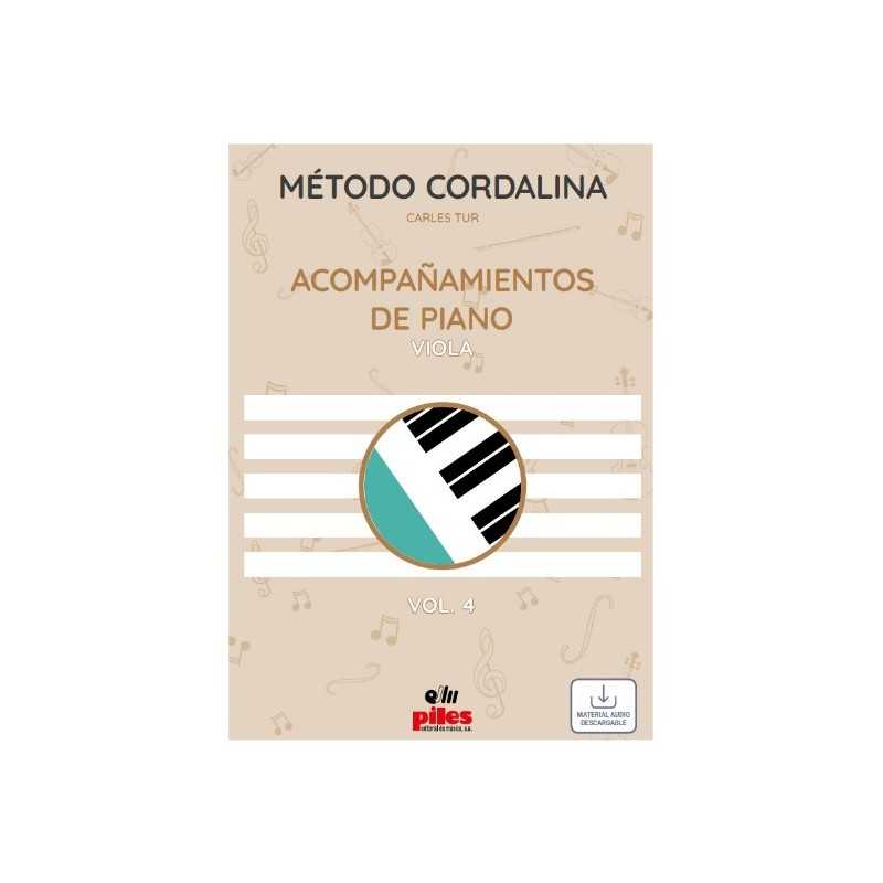 Método Cordalina Viola - acompañamiento de piano Vol.4