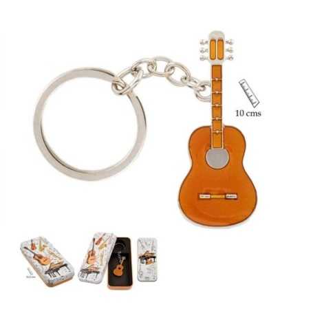 Llavero guitarra española en lata