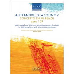 Concerto de Alexander Glazounov en Mib y Red.Pno.