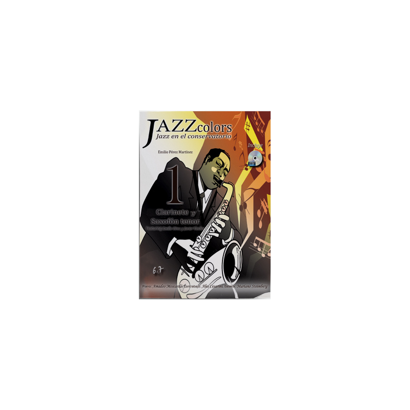 Jazz Colors Clarinete y Saxo Tenor + CD