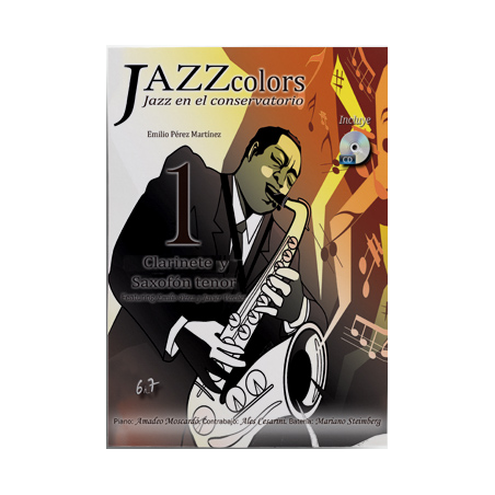 Jazz Colors Clarinete y Saxo Tenor + CD