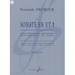 Sonate en Ut de Fernande Decruck saxo alto - Red.Pno.