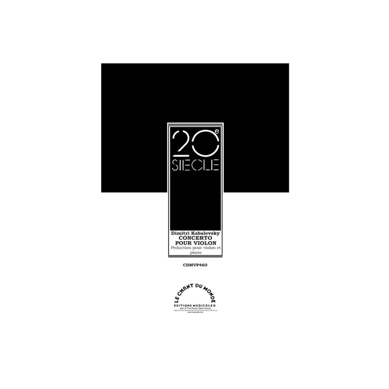 Concerto pour Violon/ Red. Pno. Op. 48