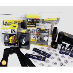 Pack iniciación Saxofón boquilla Yamaha + caja cañas