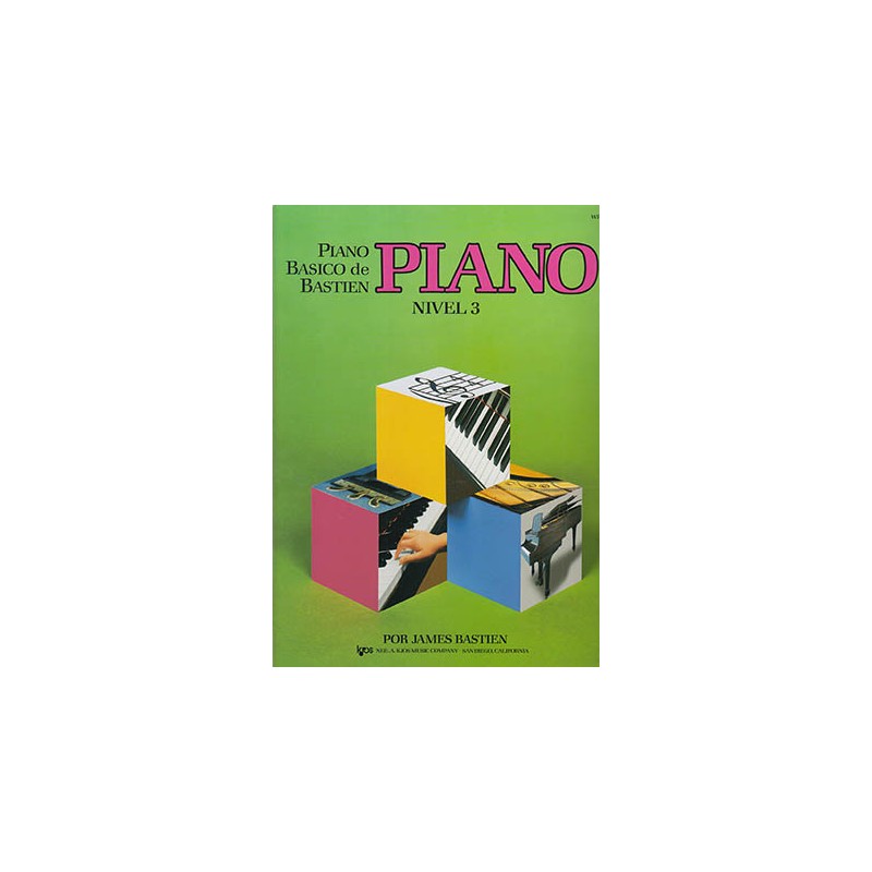 Piano Básico Bastien Nivel 3º