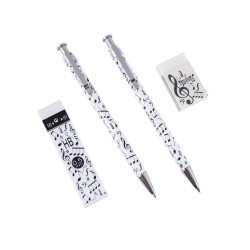 Set papelería bolígrafo y lápiz de minas