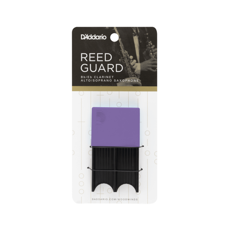 Portacañas D'addario Clarinete & Saxofón Reed Guard - Morado