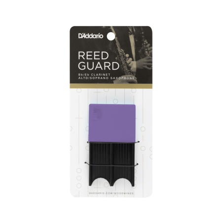 Portacañas D'addario Clarinete & Saxofón Reed Guard - Morado