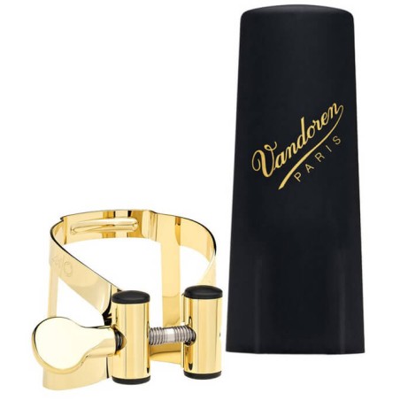 Abrazadera y boquillero saxo soprano Vandoren M / O LC56DP