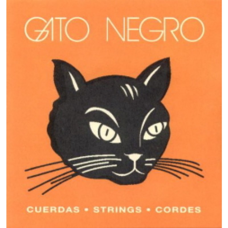 Juego cuerdas guitarra clásica Gato Negro