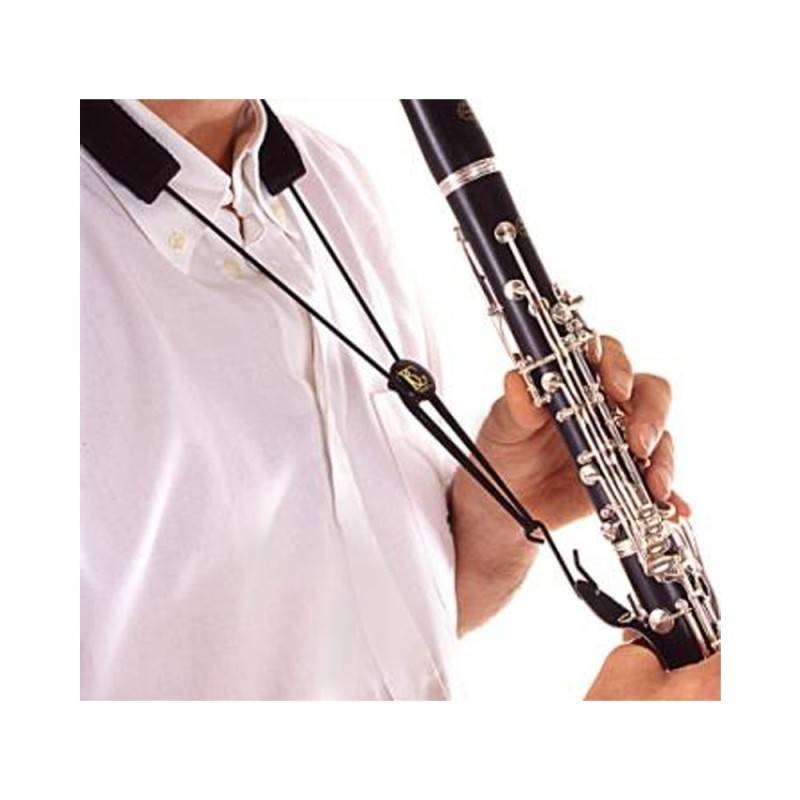 Correa de piel elástica - BG C23E para clarinete