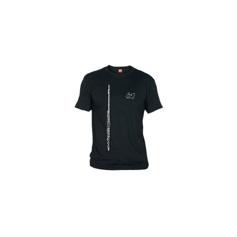 Camiseta Flauta Chico Negra XL