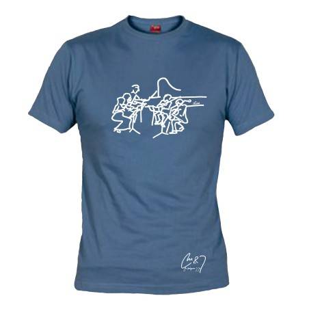 Camiseta Orquesta Chico Azul S