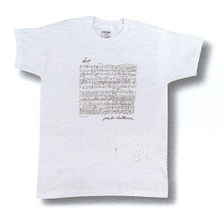 *Camiseta Beethoven Blanca XL