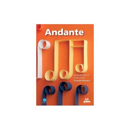 Andante. 3. Tercer Curso + CD Nueva Edic