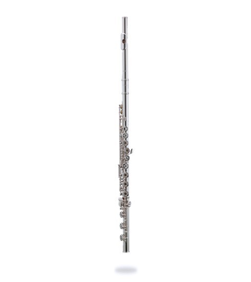 Flauta cabeza de plata