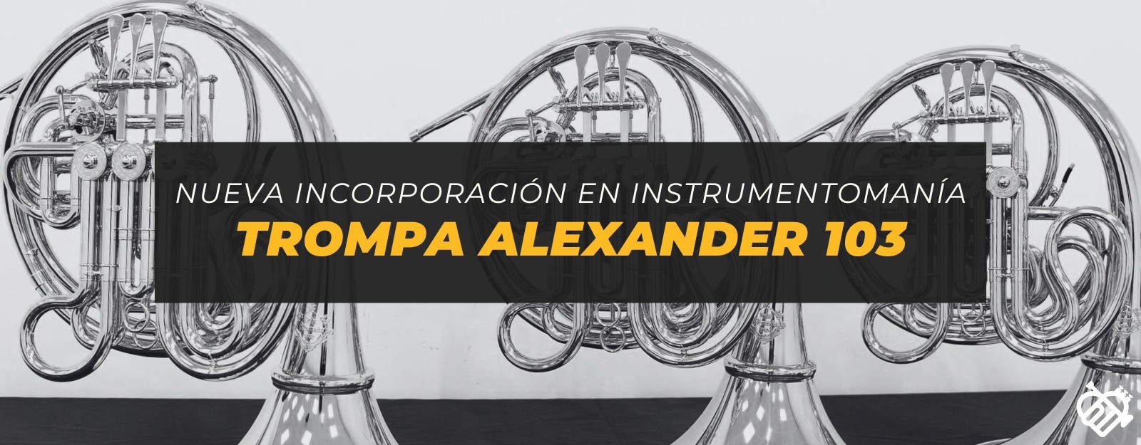 Trompa Alexander, la nueva incorporación a nuestro catálogo